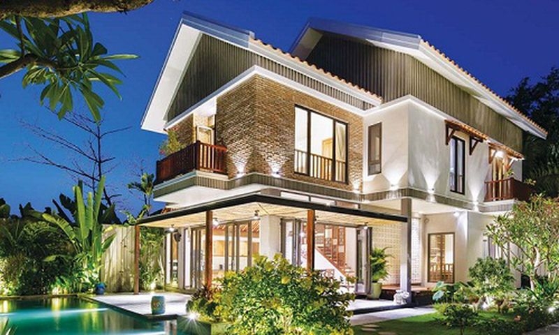 Biệt thự sân vườn thông minh